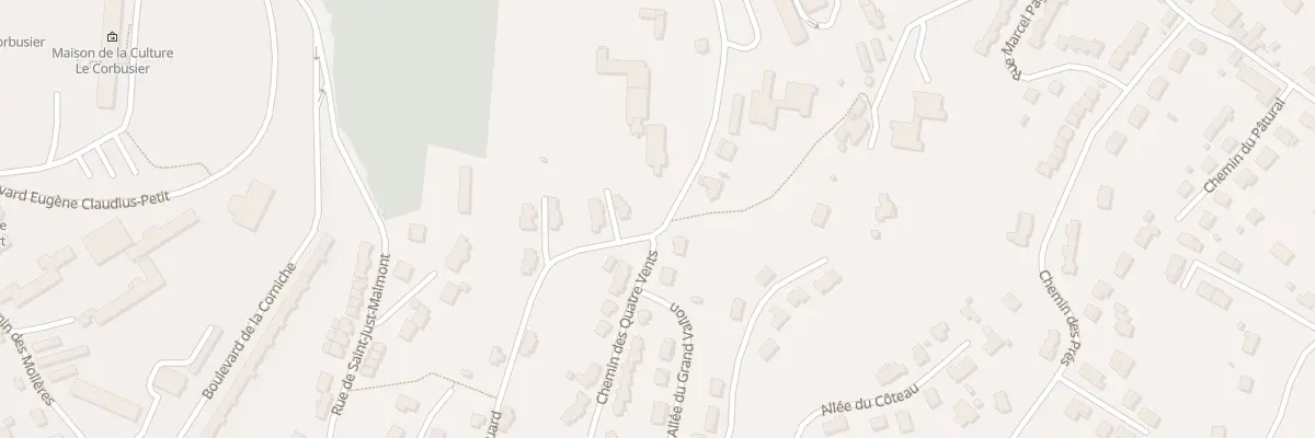 Plan du 9 Rue Paul Eluard à Firminy