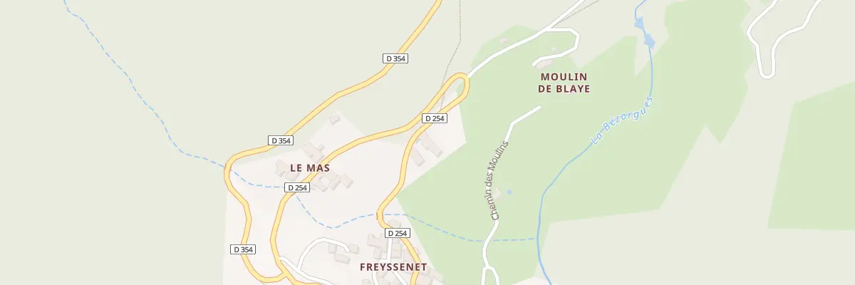 Plan du 2800 Rte de la Besorgues à Labastide-sur-Bésorgues