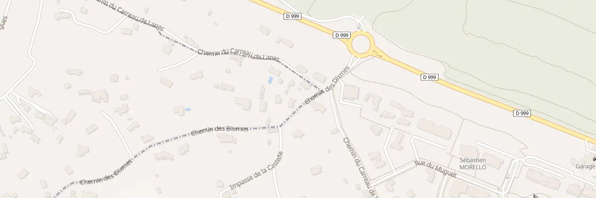 Plan du 134 Che des Dixmes à Caveirac
