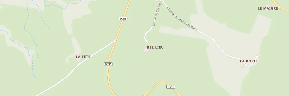 Plan du 5013 Bel Lieu à Lachamp-Raphaël
