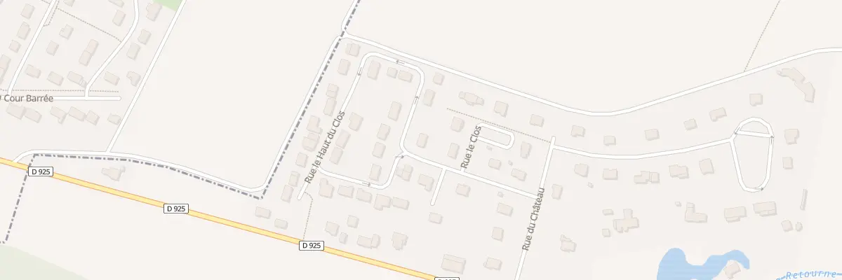 Plan du 2 Rue le Haut du Clos à Neuflize