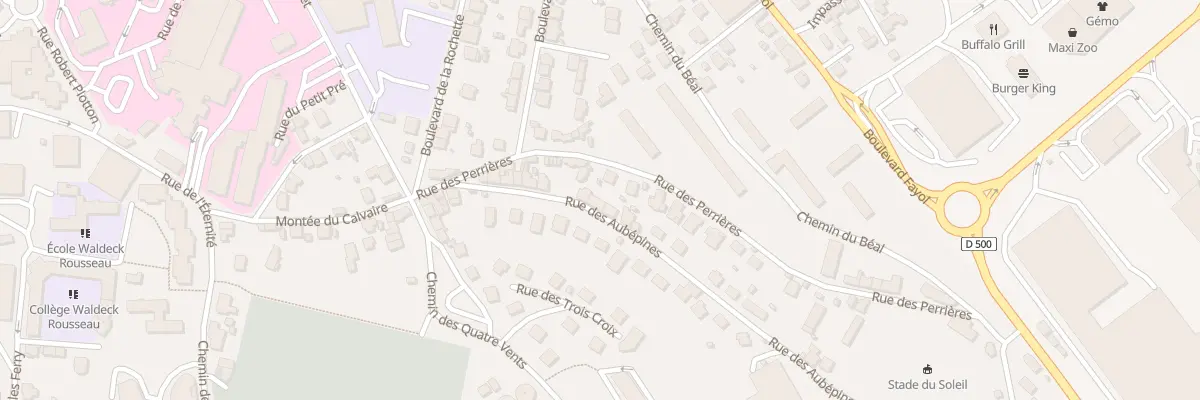 Plan du 15 Rue des Aubépines à Firminy