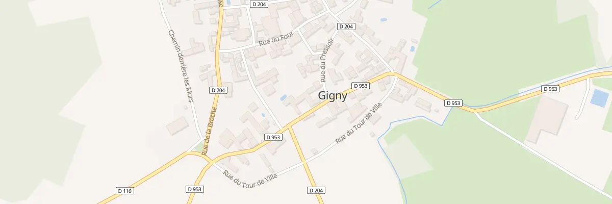 Plan du 14 Rue de la Chaume à Gigny