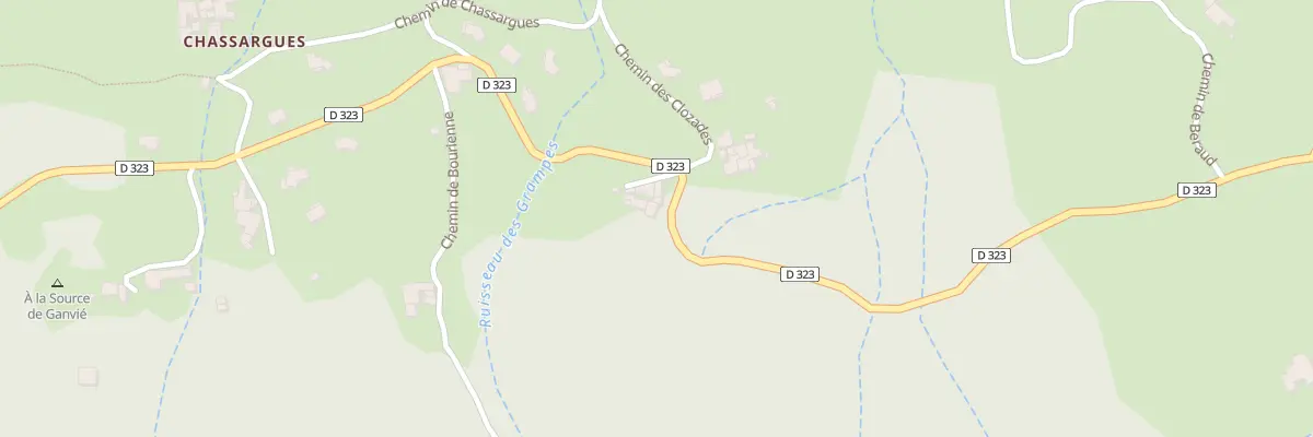 Plan du 3075 Rte de St Cirgues de Prades à Prades