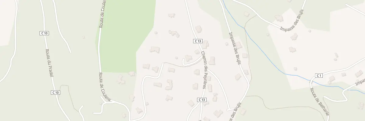 Plan du 467 Che des Peyrieres à Chassiers