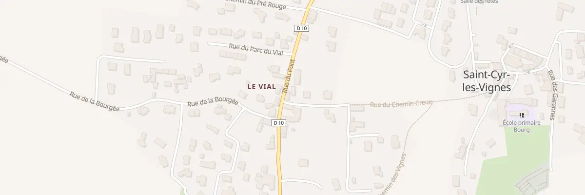 Plan du 419 Rue du Pont à Saint-Cyr-les-Vignes