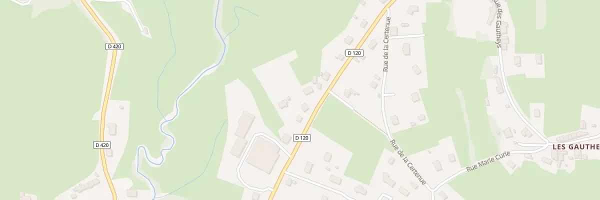 Plan du 20 Rte d’Autun à Broye