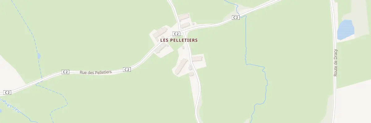 Plan du 2320 Rue des Pelletiers à Reclesne