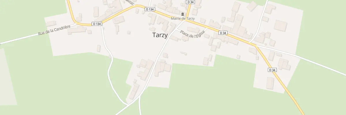Plan du 5010 Le Village à Tarzy