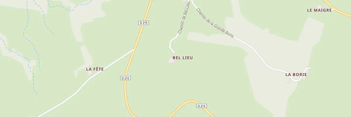 Plan du 5014 Bel Lieu à Lachamp-Raphaël