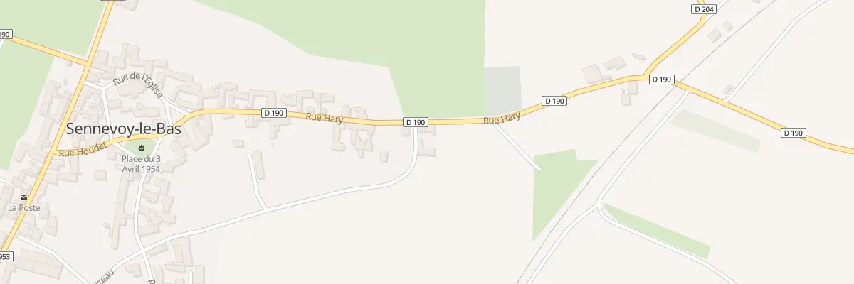 Plan du 69 Croix des Chanets à Sennevoy-le-Bas