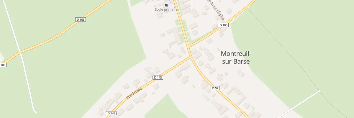 Plan du 2 Rue Froide à Montreuil-sur-Barse