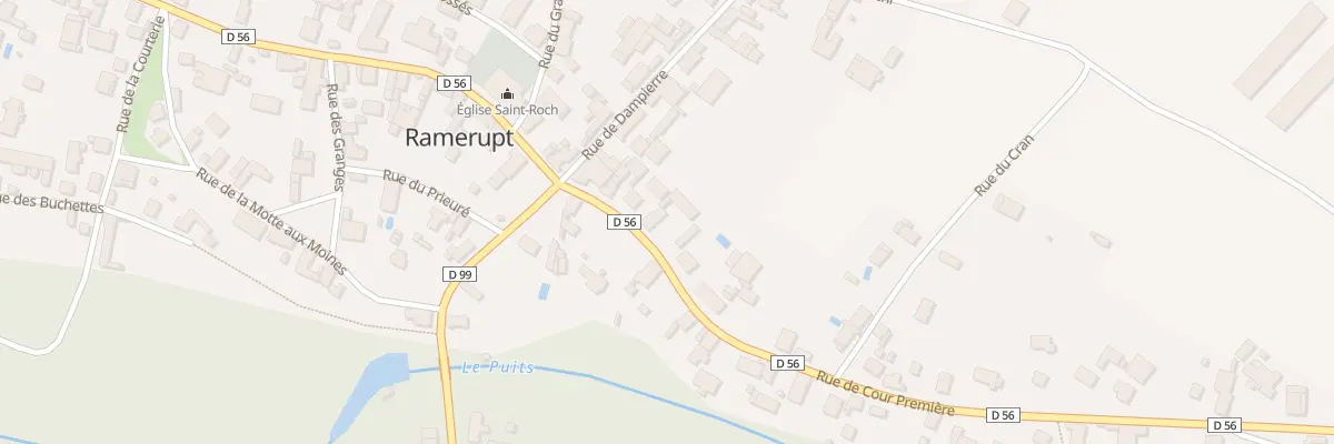 Plan du 7 Rue de Cour Première à Ramerupt