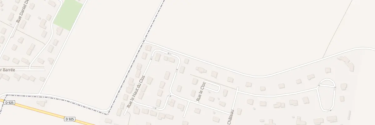 Plan du 8 Rue le Haut du Clos à Neuflize