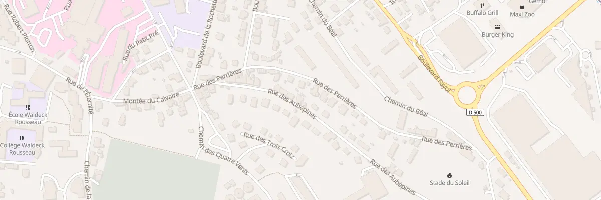 Plan du 19 Rue des Aubépines à Firminy