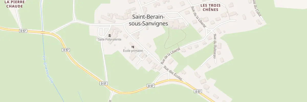 Plan du 4 Rue des Ecoles à Saint-Berain-sous-Sanvignes
