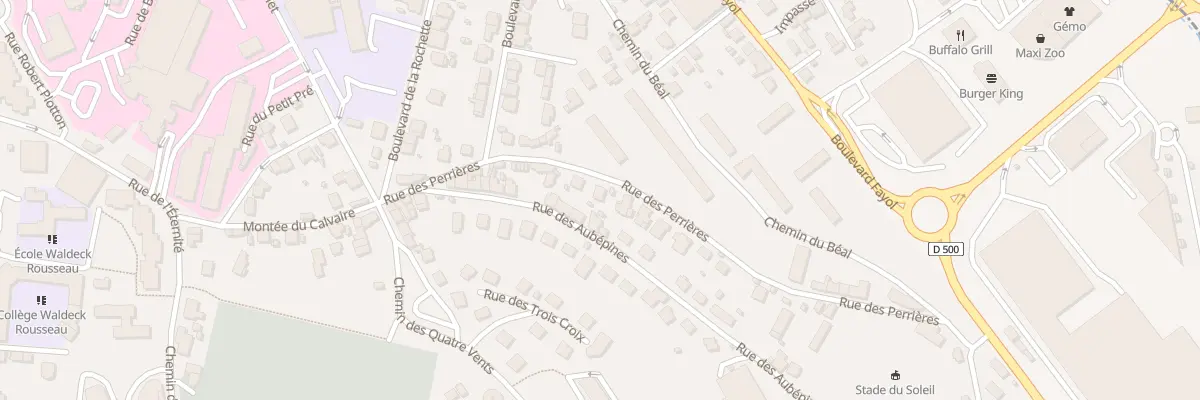 Plan du 12B Rue des Perrières à Firminy