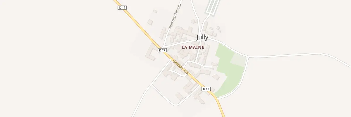 Plan du 5 Rue Grande Rue à Jully