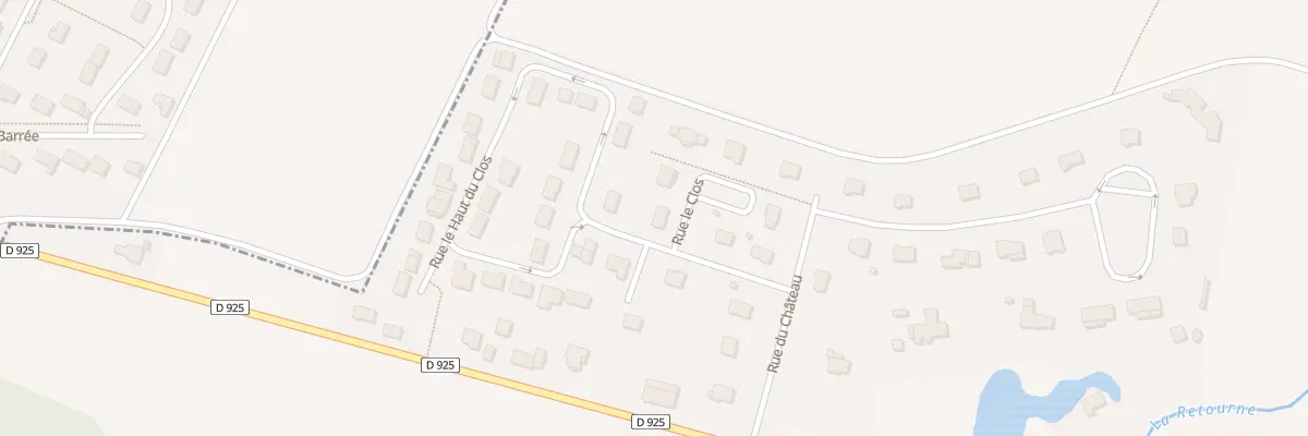 Plan du 10 Rue le clos à Neuflize