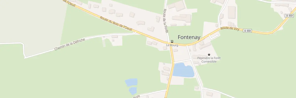 Plan du 5030 Le Bourg à Fontenay