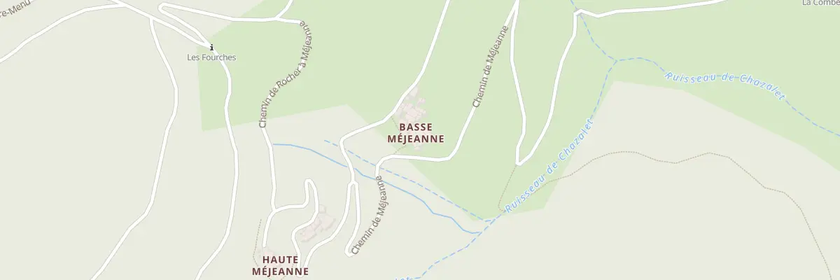 Plan du 5021 Basse Mejeanne à Chazeaux
