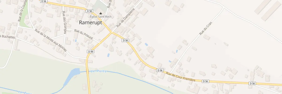 Plan du 9 Rue de Cour Première à Ramerupt