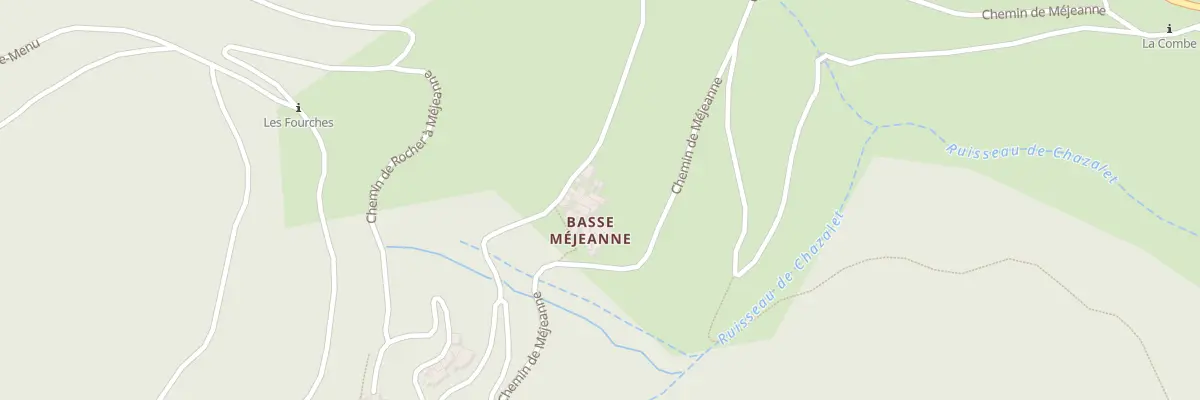 Plan du 5026 Basse Mejeanne à Chazeaux