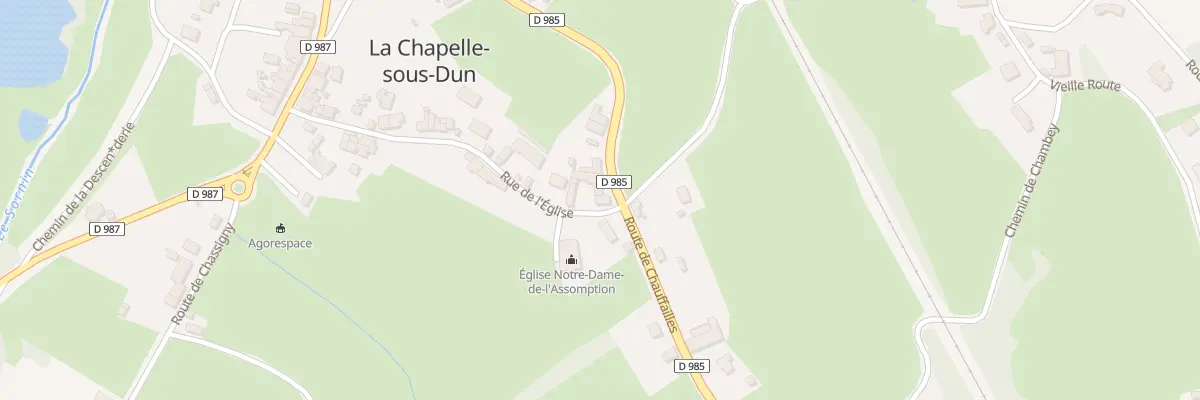Plan du 275 Rue de l’ Eglise à La Chapelle-sous-Dun