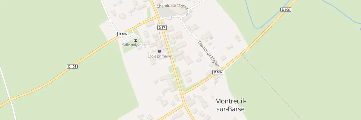 Plan du 33 Rue du 27 Août 1944 à Montreuil-sur-Barse