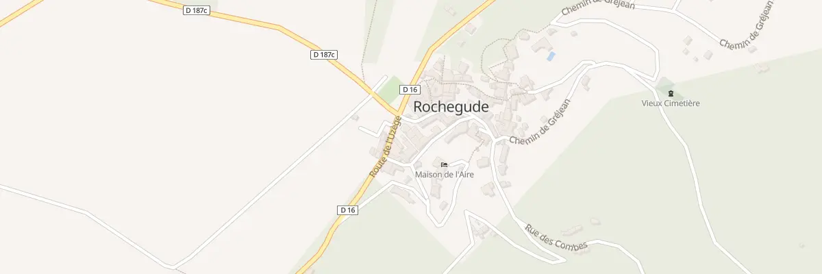 Plan du 3 Rte de l’Uzège à Rochegude