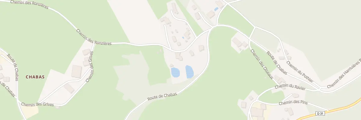 Plan du 115 Che des Ronzières au Cergne
