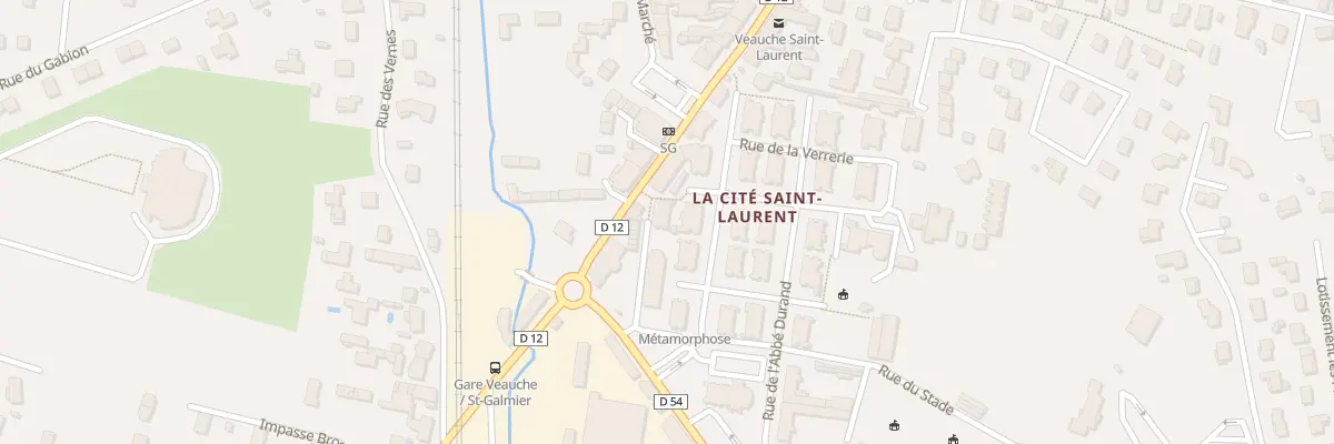 Plan du 20 La Cite Saint Laurent à Veauche