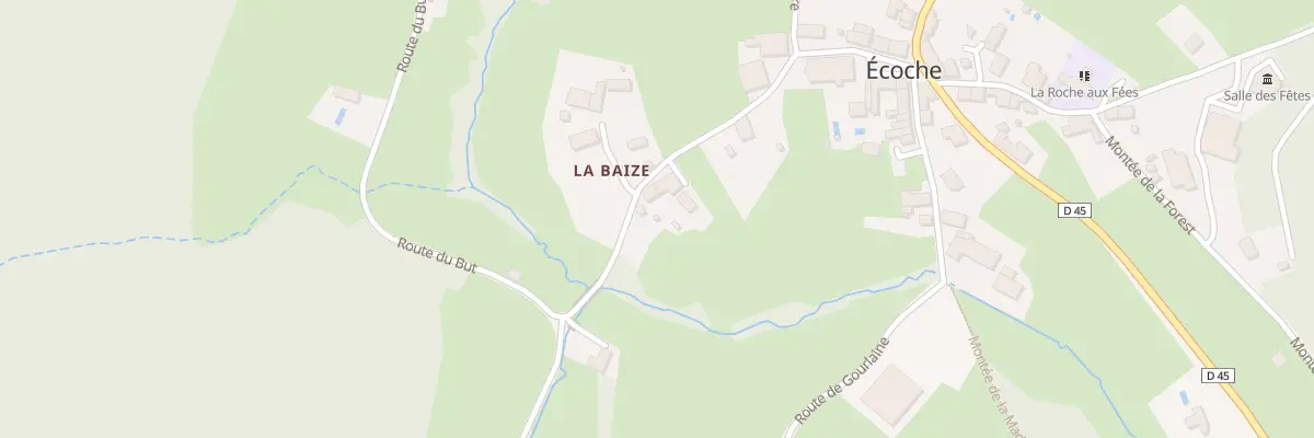 Plan du 271 Rte du Pontbrenon à Écoche