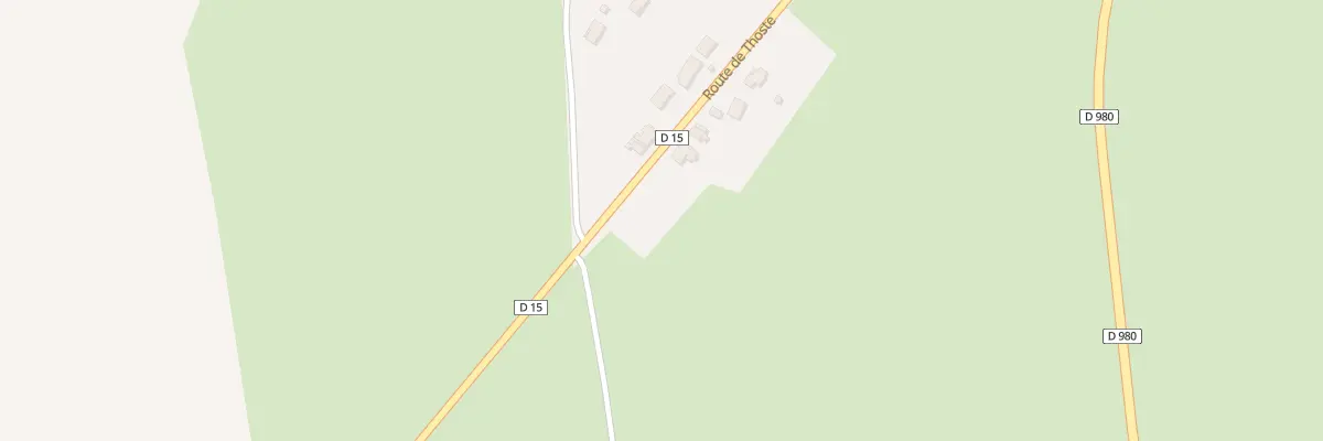 Plan du 23 Rte de Thoste à Courcelles-lès-Semur