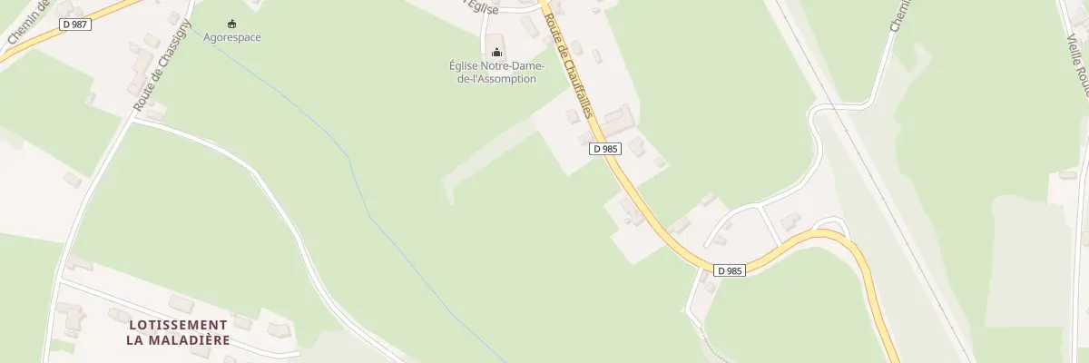 Plan du 5071 Rte de Chauffailles à La Chapelle-sous-Dun