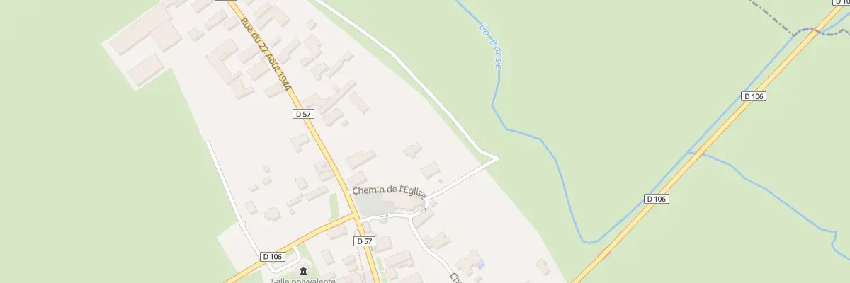 Plan du 1 Che de l’Eglise à Montreuil-sur-Barse