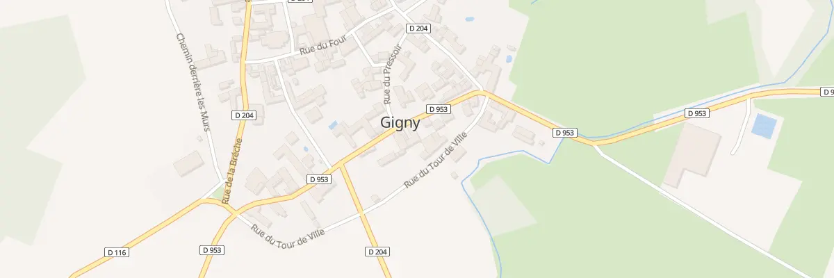 Plan du 11 Rue de la Chaume à Gigny