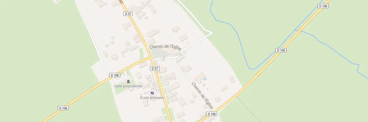 Plan du 3 Che de l’Eglise à Montreuil-sur-Barse