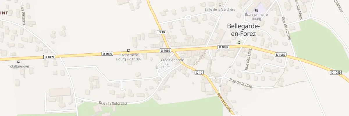 Plan du 5130 La Farge à Bellegarde-en-Forez