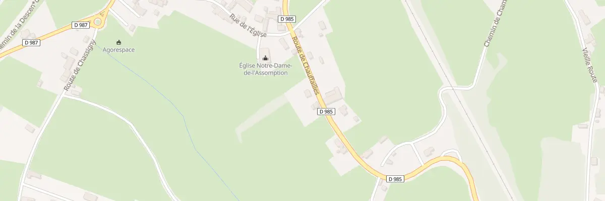 Plan du 860 Rte de Chauffailles à La Chapelle-sous-Dun