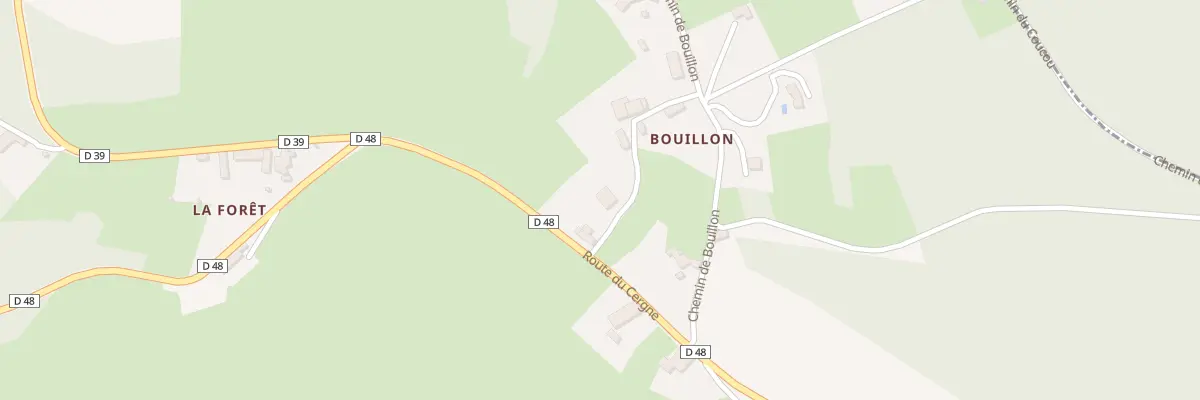 Plan du 35 Che de la Fontaine à Arcinges