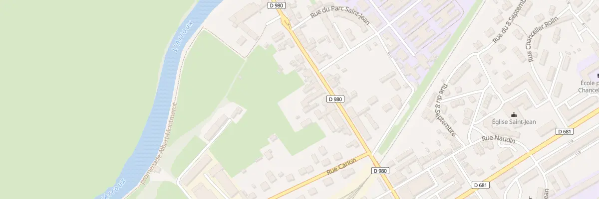 Plan du 17 Rue du Faubourg d’Arroux à Autun