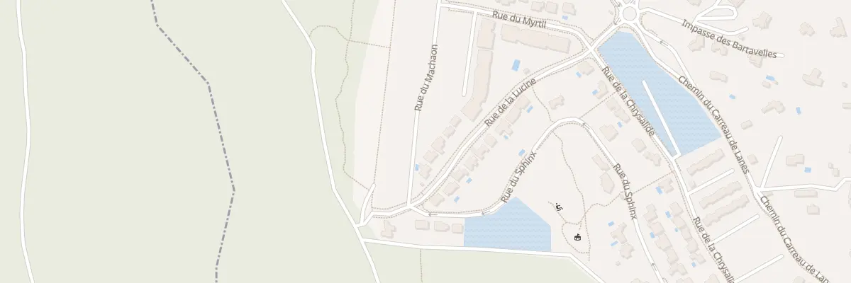 Plan du 93 Rue du Machaon à Nîmes