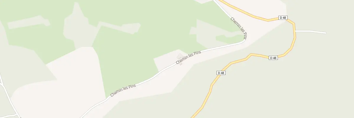 Plan du 380 Che les Pins à Arcinges