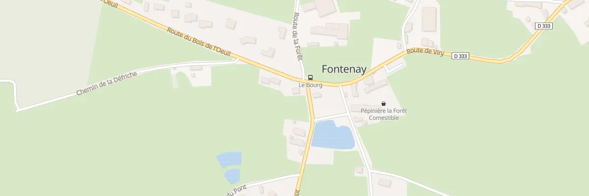 Plan du 5023 Les Champs du Pont à Fontenay