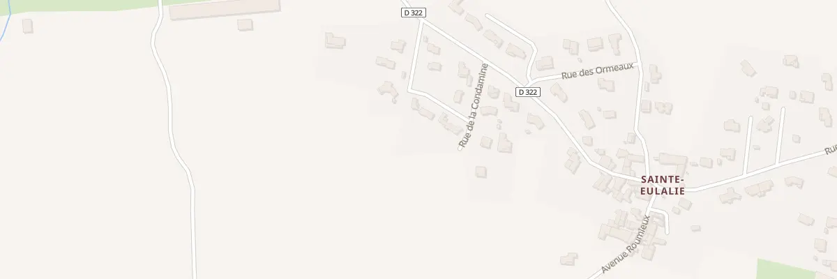 Plan du 2 Rue de la Condamine à Garrigues-Sainte-Eulalie