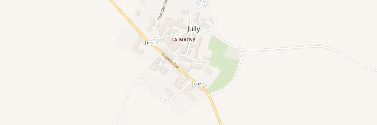 Plan du 2 Imp du Presbytère à Jully