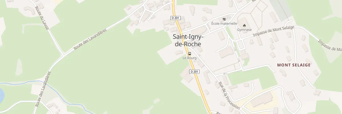 Plan du 5345 Le Bourg à Saint-Igny-de-Roche