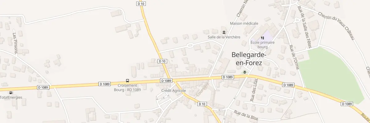 Plan du 328 Av des Farges à Bellegarde-en-Forez