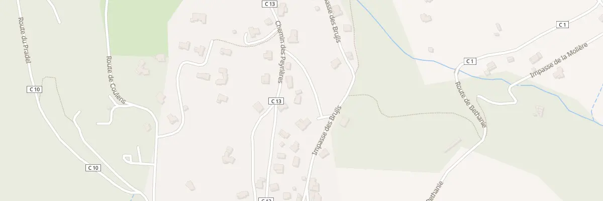 Plan du 356 Che des Peyrieres à Chassiers